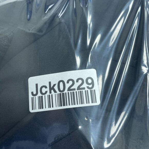 Halston Women's M Black Belted Trench Coat Water-Resistant Polyester JCK0229 - Picture 14 of 14